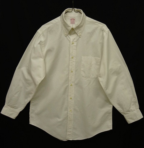 画像: 90'S BROOKS BROTHERS オックスフォード BDシャツ ホワイト USA製 (VINTAGE) 「L/S Shirt」 入荷しました。