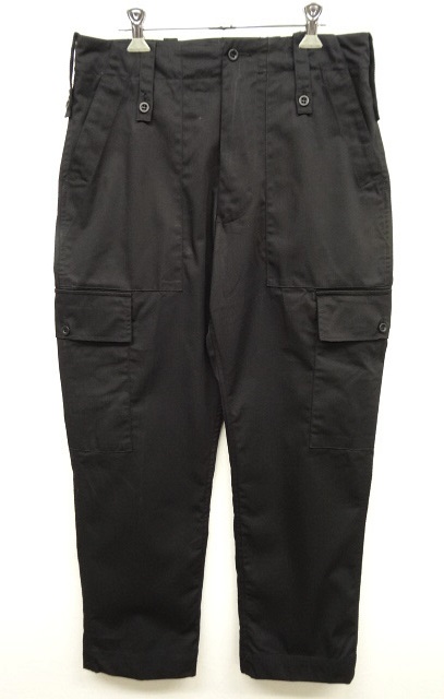 画像: イギリス軍 BRITISH ARMY カーゴパンツ BLACK (DEADSTOCK) 「Bottoms」 入荷しました。