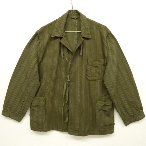 画像: ブルガリア軍 スリーピングシャツ 後染めオリーブ (VINTAGE) 「Jacket」 入荷しました。