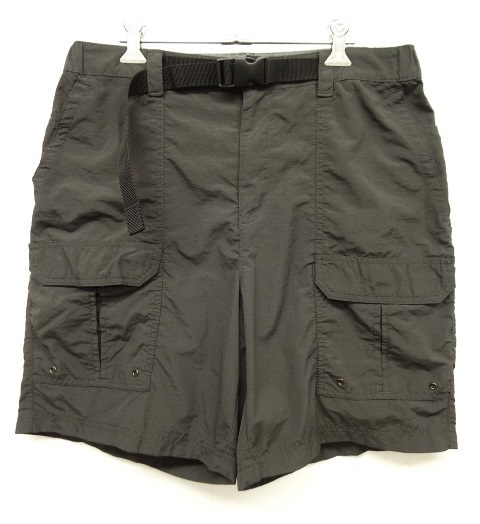 画像: CROFT & BARROW ベルト付き ナイロン カーゴショーツ CHARCOAL (USED) 「Shorts」 入荷しました。