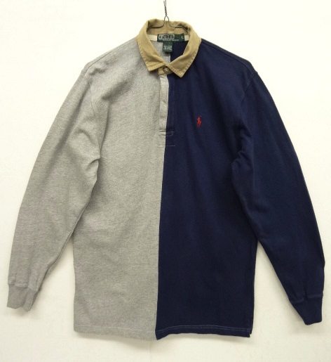 画像: 80'S RALPH LAUREN パネル切り替え 長袖 ラガーシャツ (VINTAGE) 「L/S Shirt」 入荷しました。