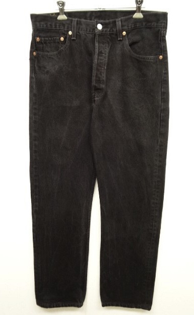 画像: 90'S LEVIS 501 デニム BLACK USA製 W34L32 (VINTAGE) 「Bottoms」 入荷しました。