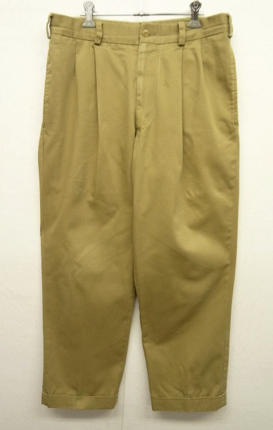 画像: BILLS KHAKIS "M2P" ツープリーツ チノパンツ タン USA製 (USED) 「Bottoms」 入荷しました。