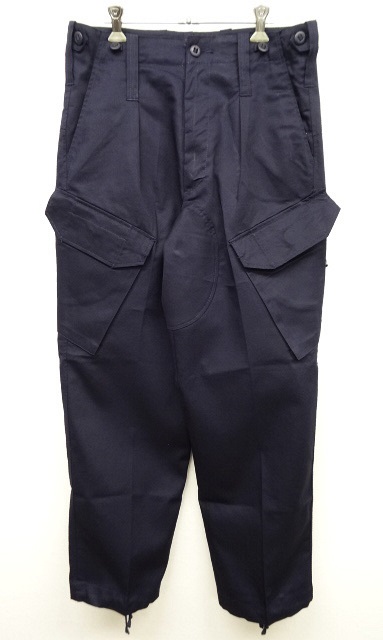 画像: イギリス軍 ROYAL NAVY 斜めポケット カーゴパンツ NAVY (DEADSTOCK) 「Bottoms」 入荷しました。