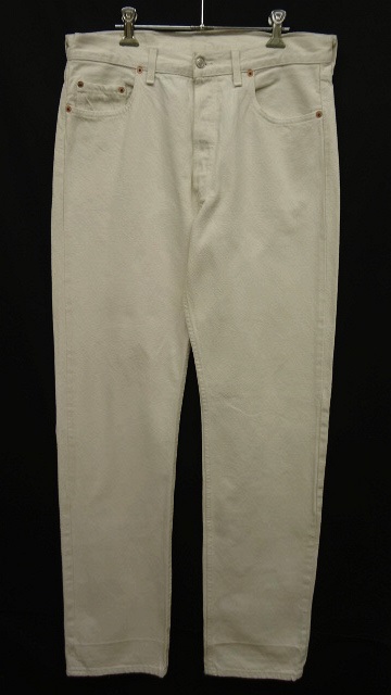 画像: 90'S LEVIS 501 デニム ホワイト フランス製 W34L36 (VINTAGE) 「Bottoms」 入荷しました。