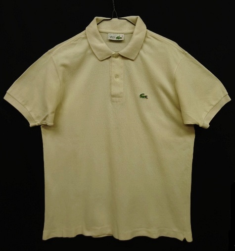 画像: 80'S CHEMISE LACOSTE ポロシャツ ナチュラル フランス製 (VINTAGE) 「S/S Polo」 入荷しました。