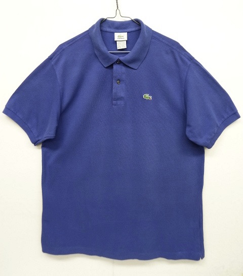 画像: 90'S CHEMISE LACOSTE ポロシャツ ブルー フランス製 (VINTAGE) 「S/S Polo」 入荷しました。