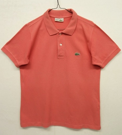 画像: 80'S CHEMISE LACOSTE ポロシャツ ローズピンク フランス製 (VINTAGE) 「S/S Polo」 入荷しました。