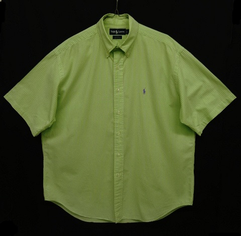 画像: 90'S RALPH LAUREN "BLAKE" 半袖 BDシャツ ギンガムチェック (VINTAGE) 「S/S Shirt」 入荷しました。