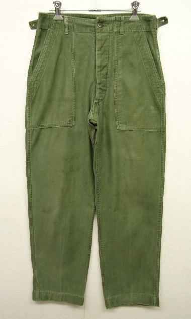 画像: 60'S アメリカ軍 US ARMY "OG107" アジャスター付き コットンサテン ベイカーパンツ (VINTAGE) 「Bottoms」 入荷しました。