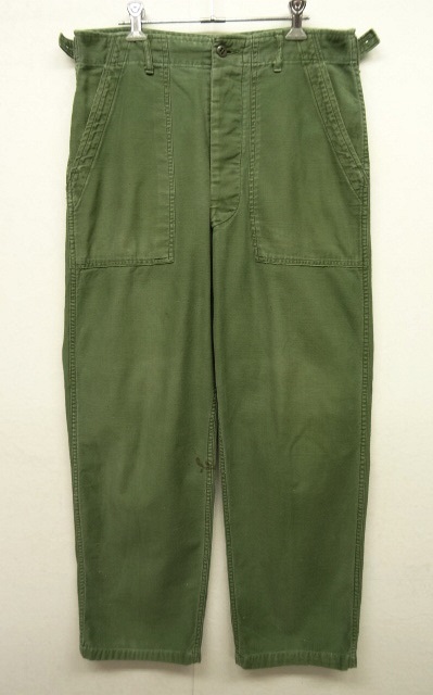 画像: 60'S アメリカ軍 US ARMY "OG107" アジャスター付き コットンサテン ベイカーパンツ (VINTAGE) 「Bottoms」 入荷しました。