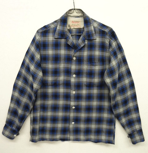 画像: 60'S ROMANTICA "GAME & LAKE製ファブリック" オープンカラーシャツ イタリア製 (VINTAGE) 「L/S Shirt」 入荷しました。
