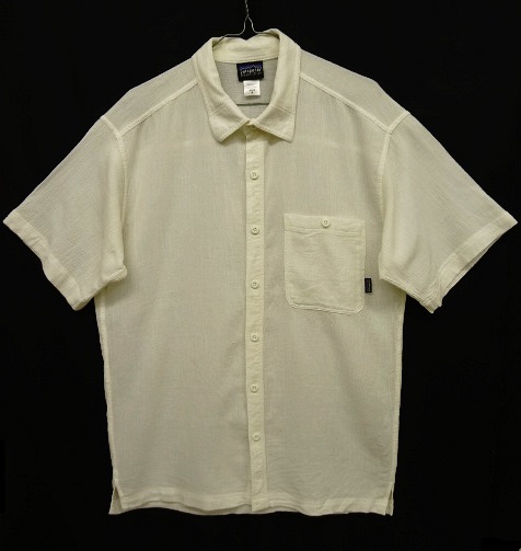 画像: PATAGONIA オーガニックコットン 半袖 シャツ ホワイト (USED) 「S/S Shirt」 入荷しました。