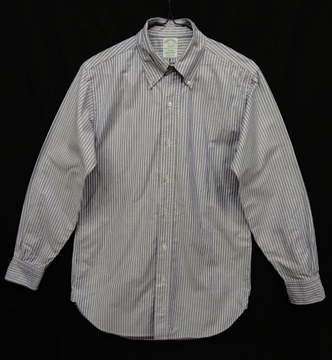 画像: 90'S BROOKS BROTHERS マチ付き オックスフォード BDシャツ ストライプ USA製 (VINTAGE) 「L/S Shirt」 入荷しました。