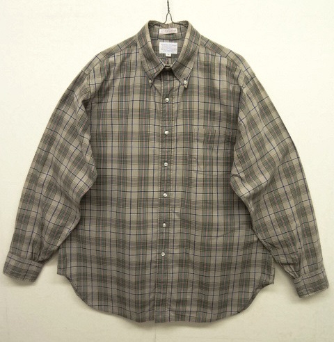 画像: 70'S CABLE CAR CLOTHIERS "R&O HAWICK製ファブリック" ポプリン BDシャツ USA製 (VINTAGE) 「L/S Shirt」 入荷しました。