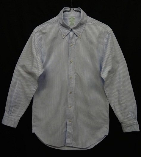 画像: 90'S BROOKS BROTHERS マチ付き オックスフォード BDシャツ ストライプ USA製 (VINTAGE) 「L/S Shirt」 入荷しました。