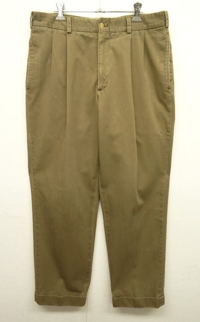 画像: BILLS KHAKIS "M2P" ツープリーツ チノパンツ カーキ USA製 (USED) 「Bottoms」 入荷しました。
