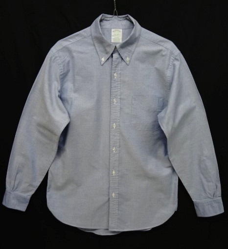画像: 90'S BROOKS BROTHERS マチ付き オックスフォード BDシャツ ブルー USA製 (VINTAGE) 「L/S Shirt」 入荷しました。