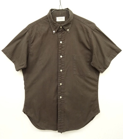 画像: 60'S ARROW 三点留めボタンダウン 半袖シャツ チェック柄 USA製 (VINTAGE) 「S/S Shirt」 入荷しました。