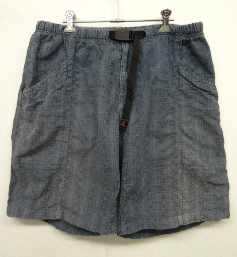 画像: 90'S GRAMICCI ベルト付き ショーツ ネイビー/カメ柄 USA製 (VINTAGE) 「Shorts」 入荷しました。