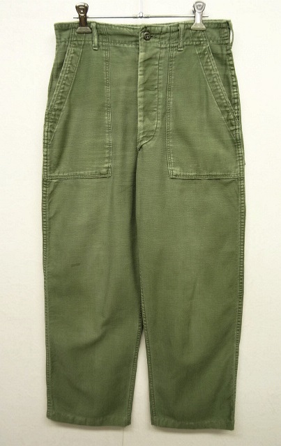 画像: 60'S アメリカ軍 US ARMY "OG107" 平ボタン コットンサテン ベイカーパンツ (VINTAGE) 「Bottoms」 入荷しました。