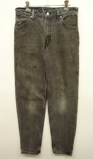 画像: 90'S LEVIS 550 テーパード デニム ブラック USA製 W30L32 (VINTAGE) 「Bottoms」 入荷しました。