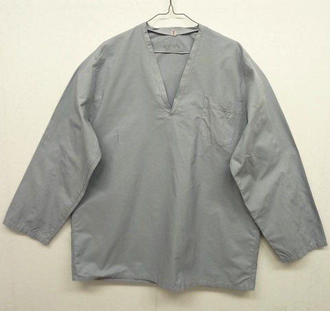 画像: 70'S スウェーデン軍 ポケット付き Vネック スリーピングシャツ (VINTAGE) 「L/S Shirt」 入荷しました。