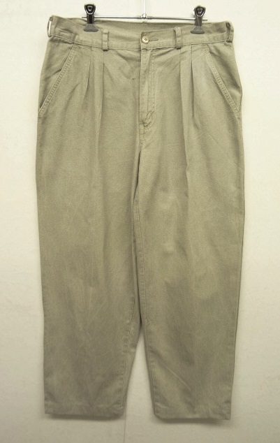 画像: MARK ASTOR ツープリーツ トラウザーズ スラックス ベージュ (USED) 「Bottoms」 入荷しました。