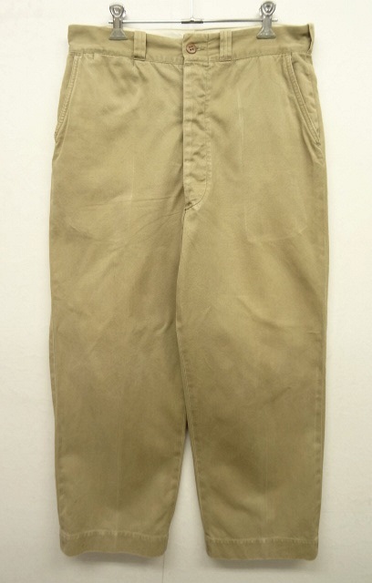 画像: 50'S アメリカ軍 US ARMY "MIL-T-2064B" ボタンフライ チノパンツ (VINTAGE) 「Bottoms」 入荷しました。