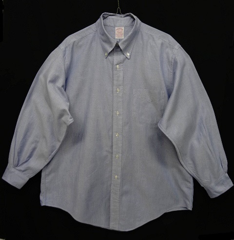 画像: 90'S BROOKS BROTHERS オックスフォード BDシャツ ブルー USA製 (VINTAGE) 「L/S Shirt」 入荷しました。