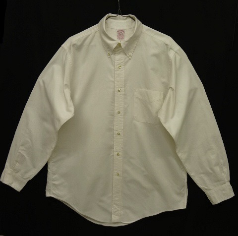 画像: 90'S BROOKS BROTHERS オックスフォード BDシャツ ホワイト USA製 (VINTAGE) 「L/S Shirt」 入荷しました。