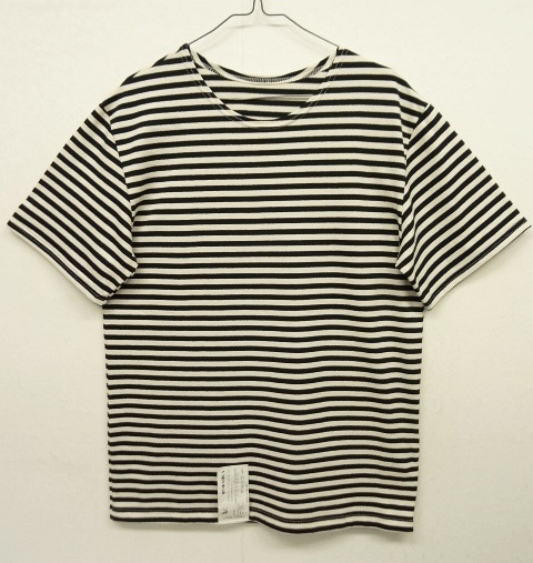 画像: 00'S ロシア軍 "テルニャシュカ" 半袖 ボーダーTシャツ BLACK/OFF WHITE (DEADSTOCK) 「T-Shirt」 入荷しました。
