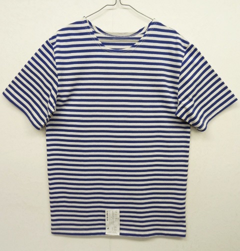 画像: 00'S ロシア軍 "テルニャシュカ" 半袖 ボーダーTシャツ BLUE/WHITE (DEADSTOCK) 「T-Shirt」 入荷しました。