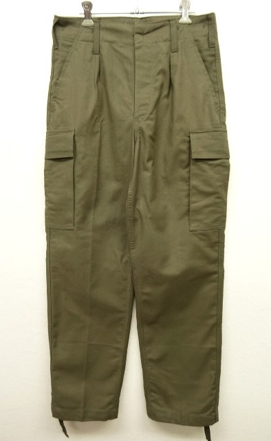 画像: 90'S ドイツ軍 プリーツ入り モールスキン カーゴパンツ (DEADSTOCK) 「Bottoms」 入荷しました。
