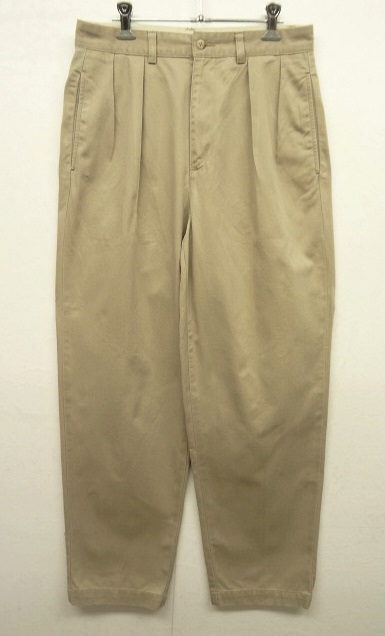 画像: 90'S RALPH LAUREN "ANDREW PANT" ツープリーツ チノパンツ BEIGE (VINTAGE) 「Bottoms」 入荷しました。