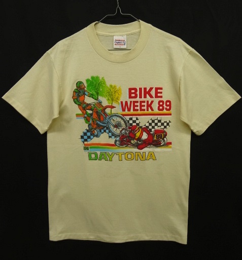 画像: 80'S DAYTONA BIKE WEEK 89 シングルステッチ Tシャツ ナチュラル USA製 (DEADSTOCK) 「T-Shirt」 入荷しました。