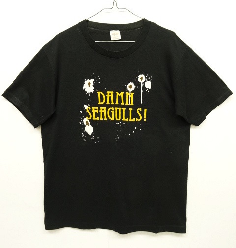 画像: 80'S DAMN SEAGULLS! シングルステッチ Tシャツ ブラック USA製 (VINTAGE) 「T-Shirt」 入荷しました。