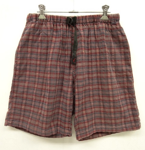 画像: 90'S GRAMICCI 旧ロゴ ベルト付き ショーツ チェック柄 USA製 (VINTAGE) 「Shorts」 入荷しました。