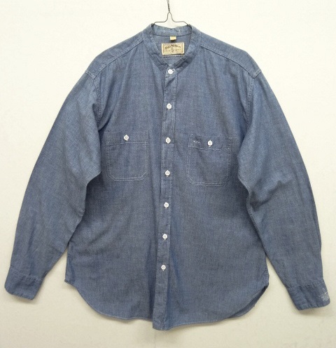 画像: 70'S POLO WESTERN スタンドカラー シャンブレーシャツ (VINTAGE) 「L/S Shirt」 入荷しました。