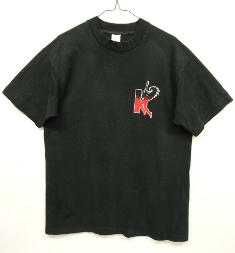 画像: 90'S 105.9 KBPI シングルステッチ 両面プリント Tシャツ ブラック USA製 (VINTAGE) 「T-Shirt」 入荷しました。