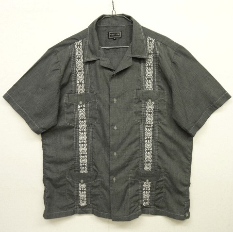 画像: WEST LINE 半袖 キューバシャツ 後染め ブラック (VINTAGE) 「S/S Shirt」 入荷しました。