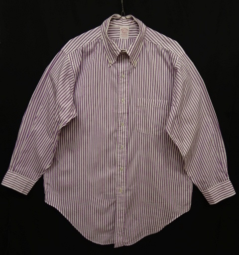 画像: 80'S BROOKS BROTHERS ポプリン BDシャツ ストライプ USA製 (VINTAGE) 「L/S Shirt」 入荷しました。