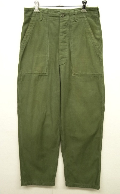 画像: 60'S アメリカ軍 US ARMY "OG107" コットンサテン ベイカーパンツ (VINTAGE) 「Bottoms」 入荷しました。