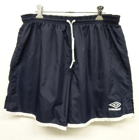 画像: UMBRO ドローコード付き ナイロンショーツ ネイビー USA製 (VINTAGE) 「Shorts」 入荷しました。