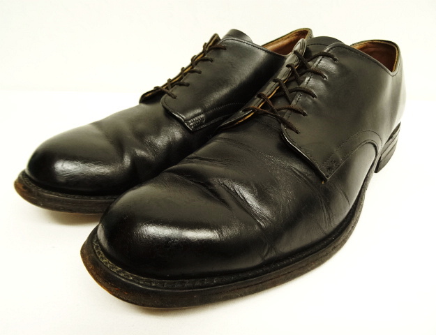画像: 70'S アメリカ軍 US NAVY "D.J.LEAVENWORTH製" レザーソール サービスシューズ (VINTAGE) 「Shoes」 入荷しました。