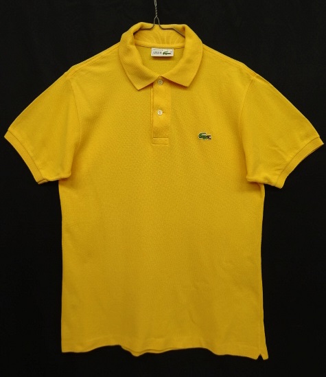 画像: 80'S CHEMISE LACOSTE ポロシャツ イエロー フランス製 (VINTAGE) 「S/S Polo」 入荷しました。