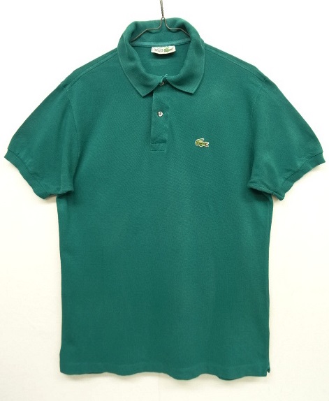 画像: 70'S CHEMISE LACOSTE ポロシャツ グリーン フランス製 (VINTAGE) 「S/S Polo」 入荷しました。