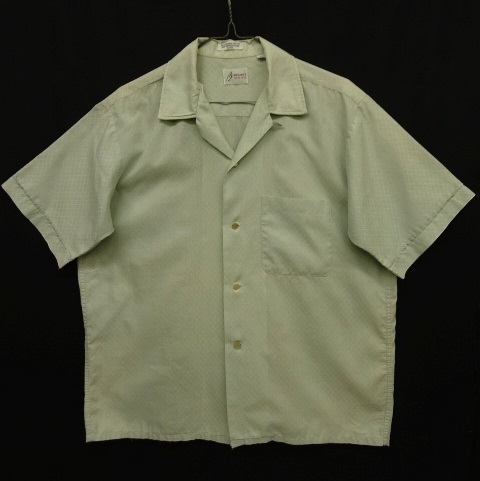 画像: 70'S BURDINE'S 半袖 オープンカラーシャツ ミントグリーン (VINTAGE) 「S/S Shirt」 入荷しました。