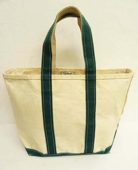 画像: 80'S LL Bean 2色タグ キャンバス トートバッグ グリーン/オフホワイト USA製 (VINTAGE) 「Bag」 入荷しました。