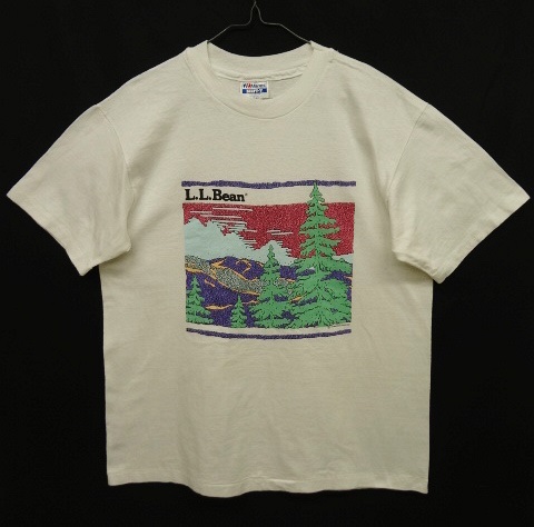 画像: 80'S LL Bean シングルステッチ Tシャツ ホワイト USA製 (VINTAGE) 「T-Shirt」 入荷しました。